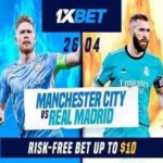 Real Madrid ile Manchester City 1xbet sitesindeki analizi